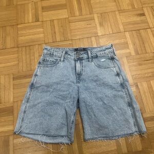 Hollister Light Blue Jean Shorts for women